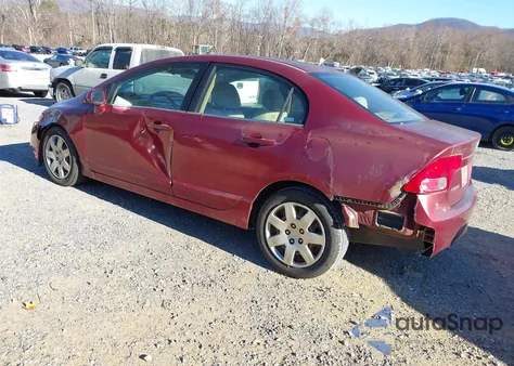 2006 Honda Civic Lx из США, поврежденный, VIN 1HGFA16556L073969